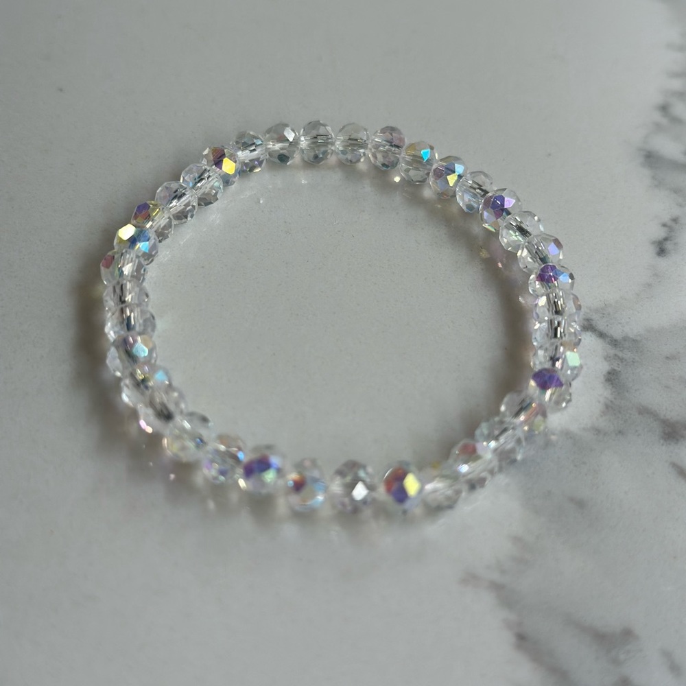 White crystal bracelet
